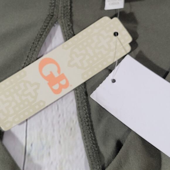 GB Olive Tie‎ Front Cutout Mini Dress XS NWT | Long Sleeve Flowy Fit - Picture 9 of 12